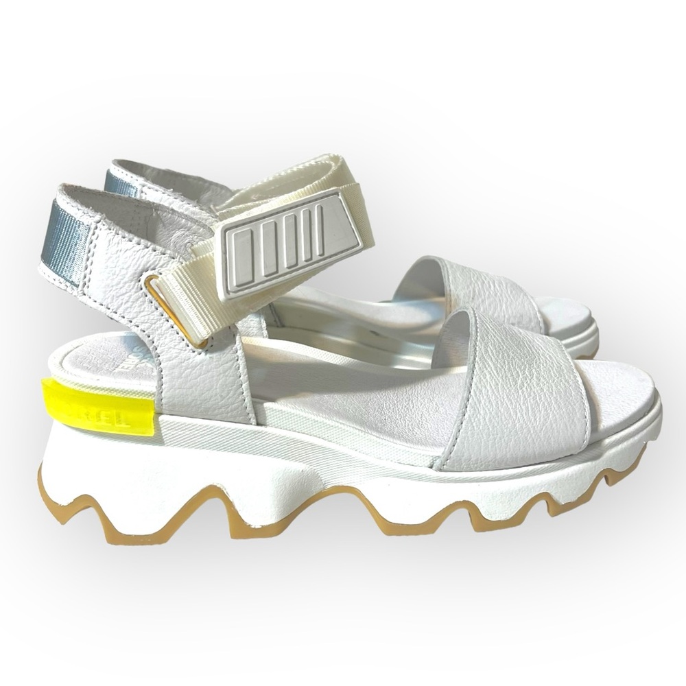 Sorel White Multicolor Wave Sandals - Picture 6 of 16
